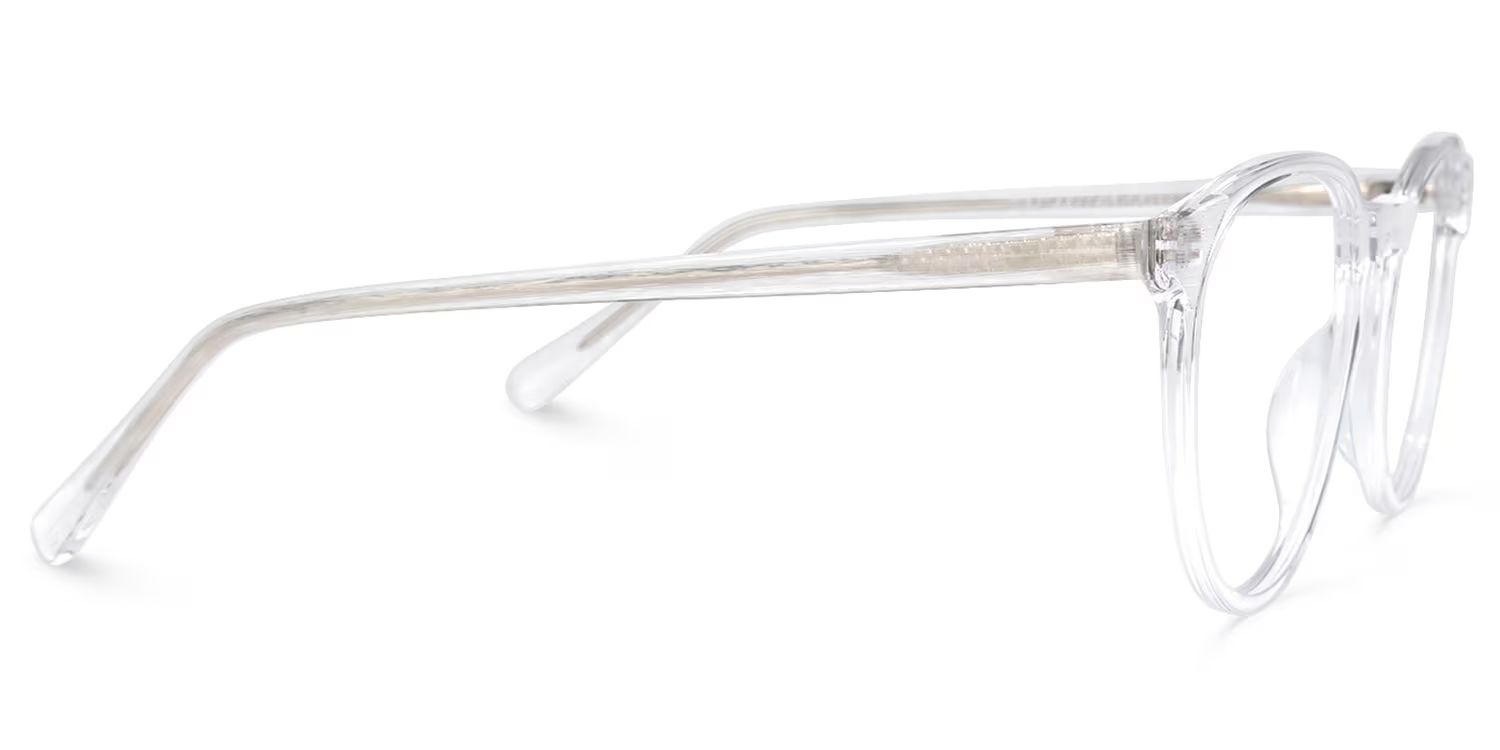 Kasey Round Clear Glasses | ZEELOOL Canada2