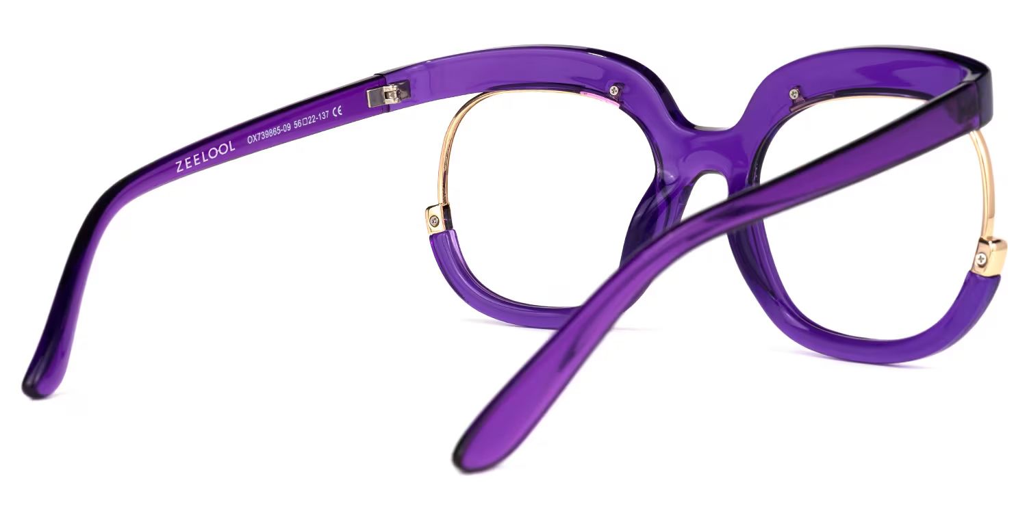 Darice Round Purple Glasses | ZEELOOL Canada3