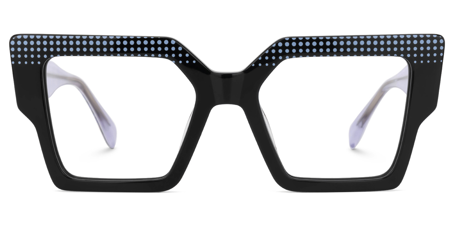 Prisca Square Black Glasses0