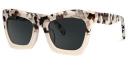 Benitez Square Two-Tone Glasses1