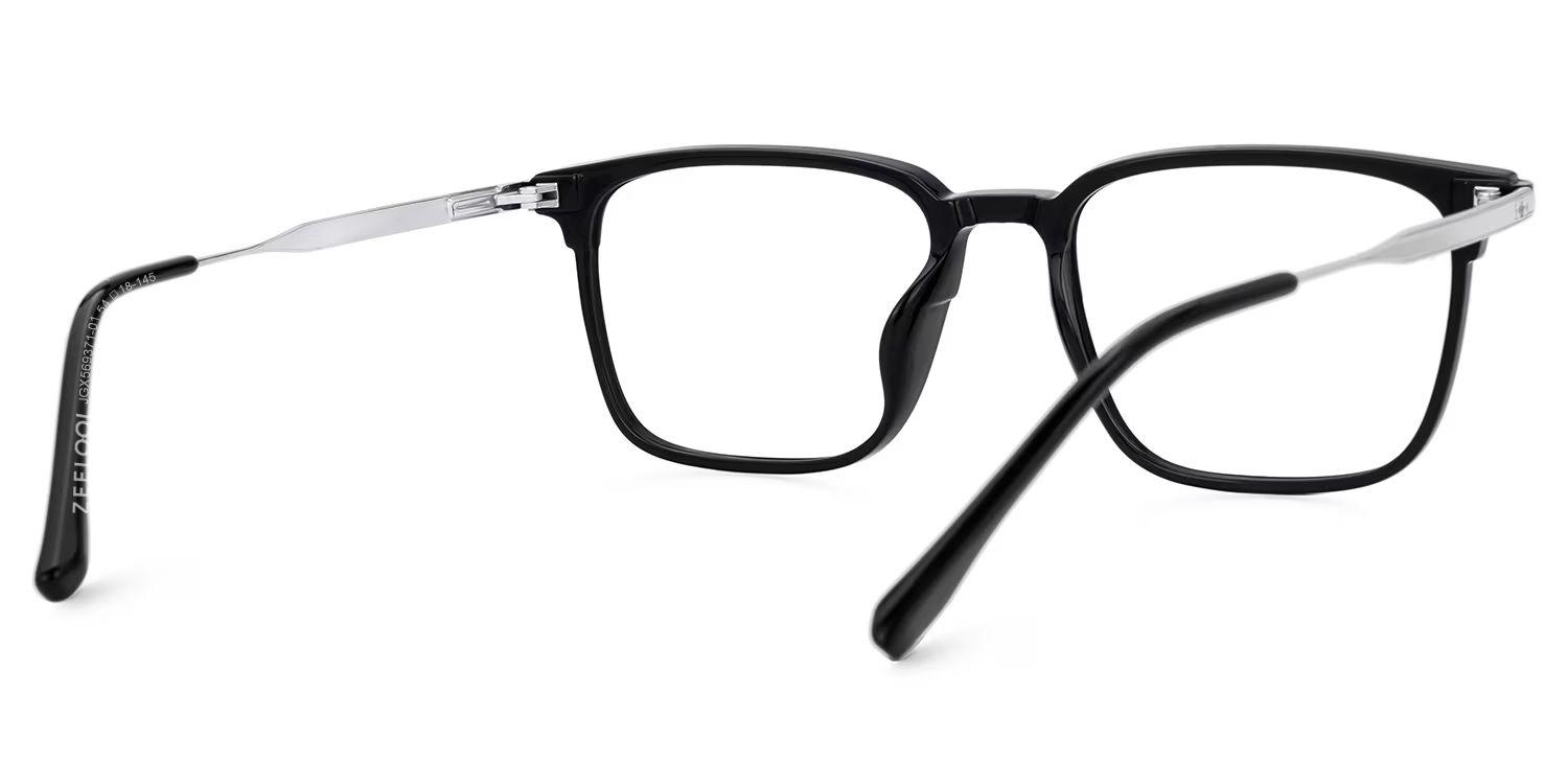 Roxy Rectangle Mixed-Materials Full-Frame Eyeglasses | ZEELOOL Canada3