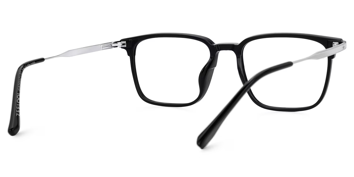 Roxy Rectangle Mixed-Materials Full-Frame Eyeglasses | ZEELOOL Canada3