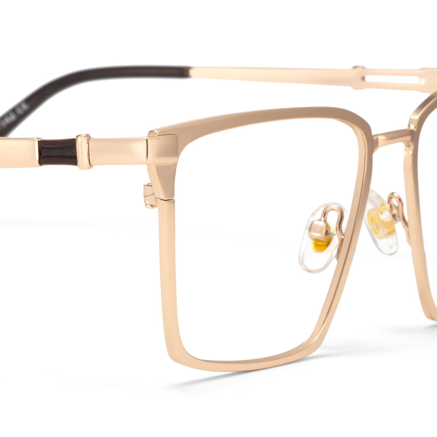 Finn Rectangle Gold Glasses5