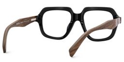Faubion Geometric Black Glasses5