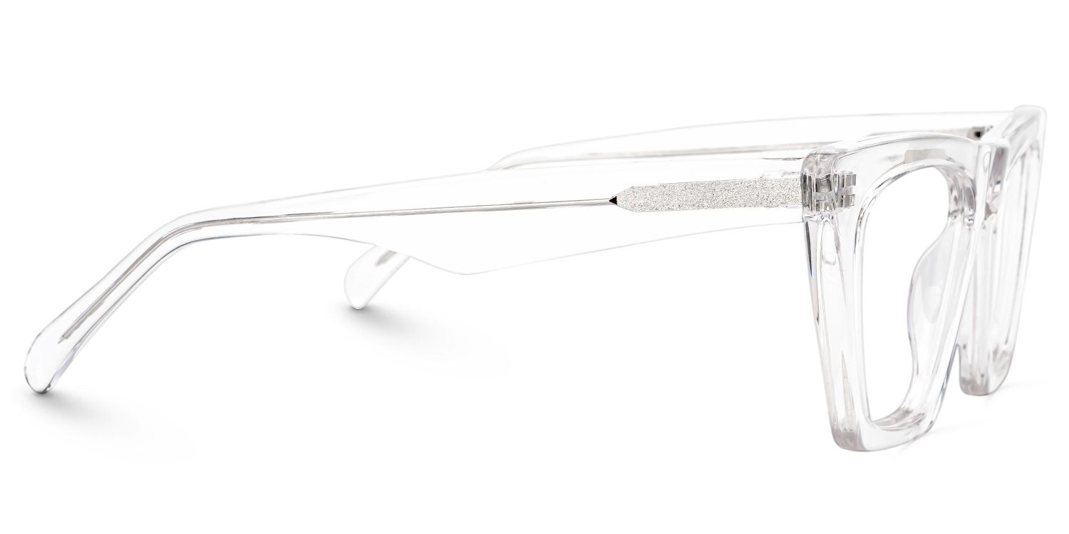 Cat Eye Clear Glasses2