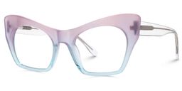 Tahirah Cateye Two-Tone Glasses1