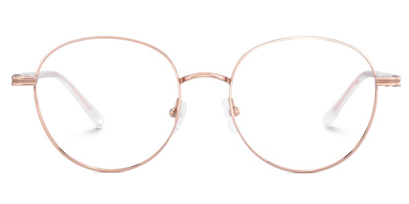 Celena Round Rose-Gold Glasses