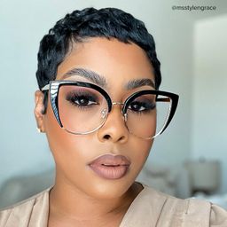 Brewer Cateye Black Glasses5