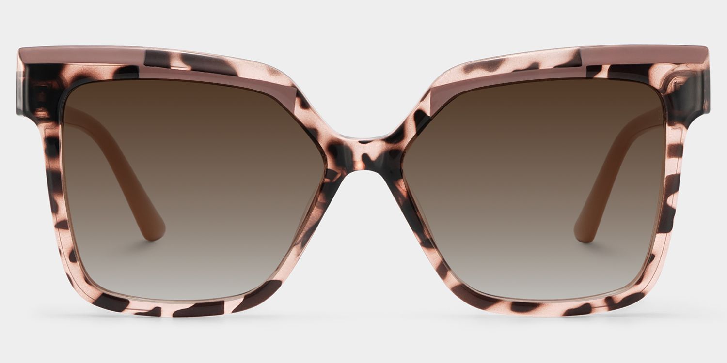 Square Eboney Tortoise Frame Glasses Deals -Zeelool Optical0