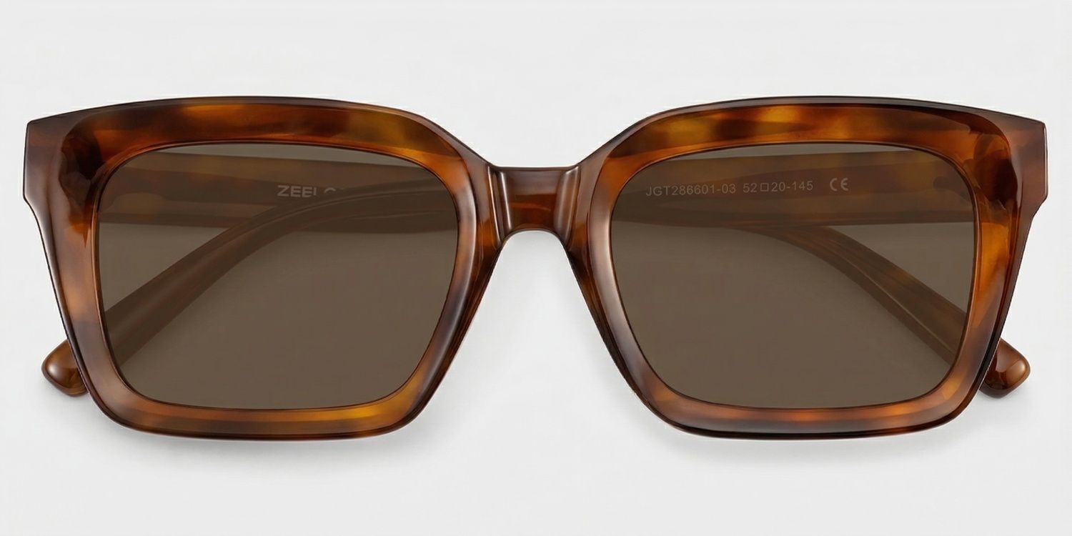 Marley Tortoise Eyeglasses with Rectangle Frames | ZEELOOL1