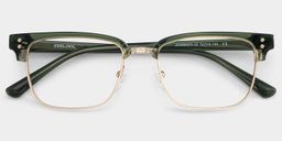 Ryan Browline Green Glasses1