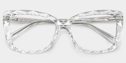 Edna Clear Rectangle Glasses1