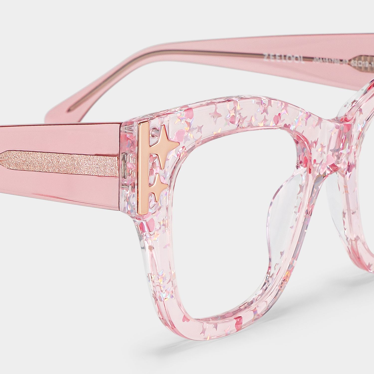 Designer Minfia Eyeglasses Pink Frames Glasses | ZEELOOL5