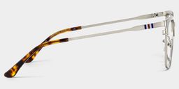 Cleo Browline Silver Glasses4