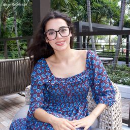 Krystle Square Black Glasses7