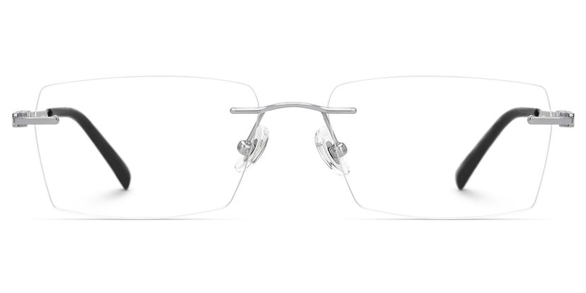 Dinny Rectangle Silver Glasses