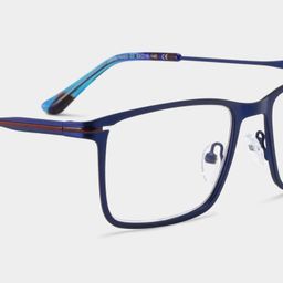 Roxana Rectangle Blue Glasses4