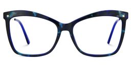 Isaebella Blue-Tortoise Butterfly Glasses0