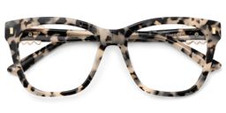 Mae Tortoise Square Glasses1
