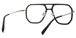 Jefri Black Aviator Glasses3