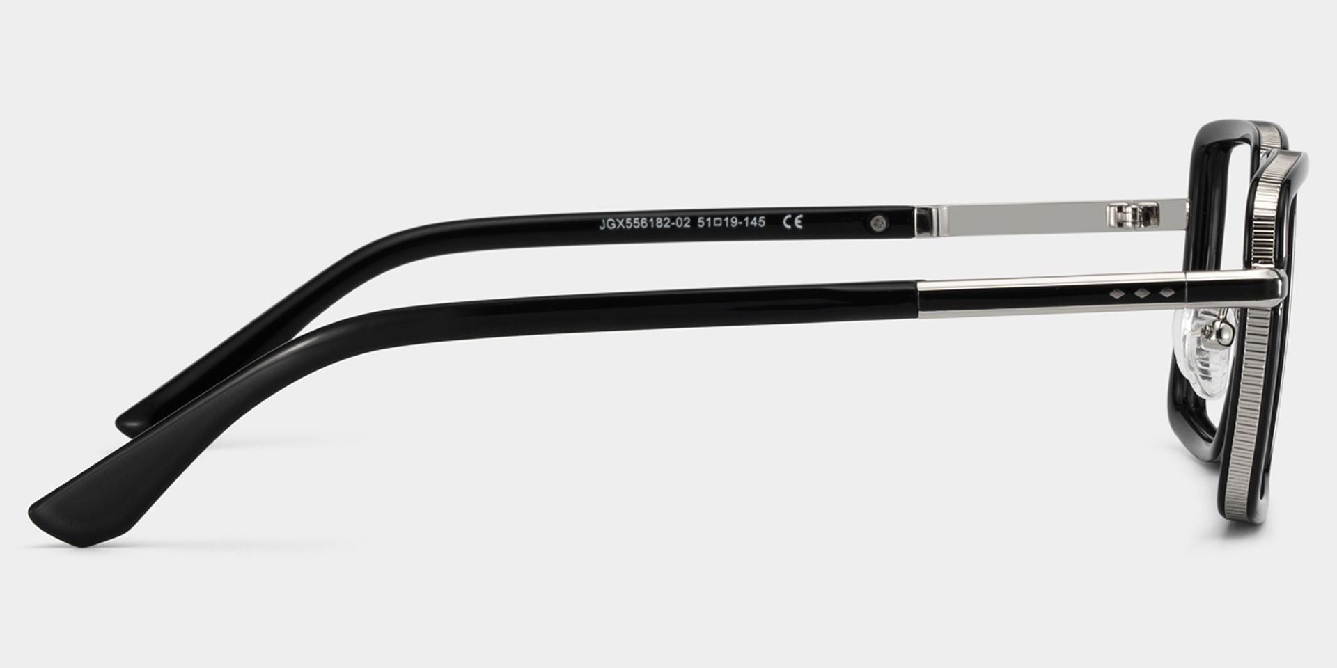 Hunter square black glasses for men Online | ZEELOOL4