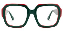 Katty Square Green Glasses0
