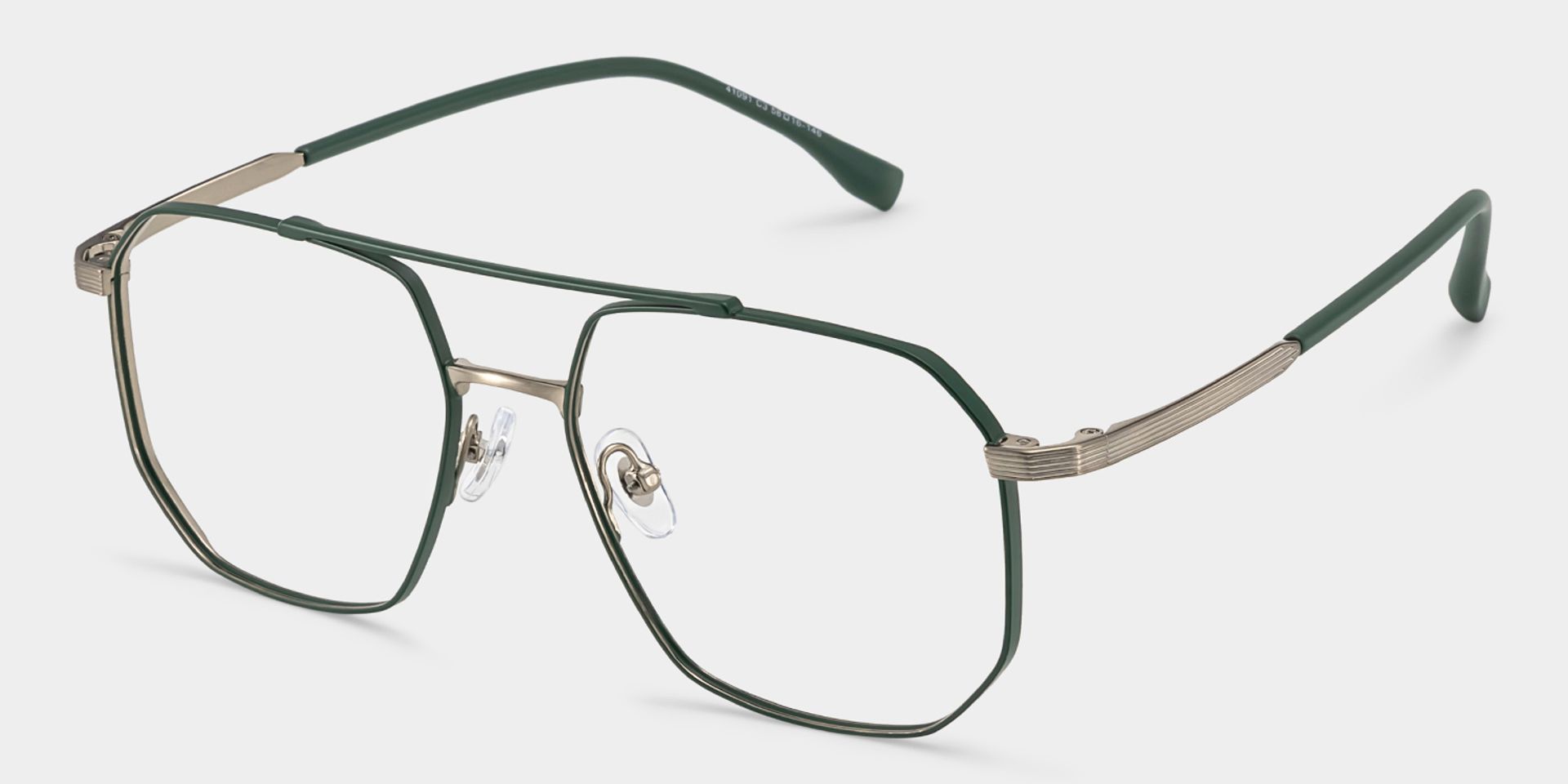 Logan Green Frame Glasses with Aviator Frame Online | ZEELOOL3