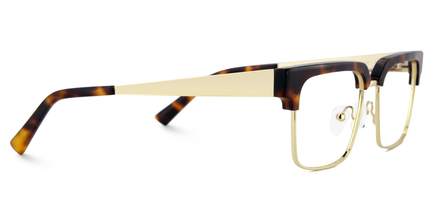 Tortoise Browline Frame Glasses - Gerena on Sale | ZEELOOL Canada4