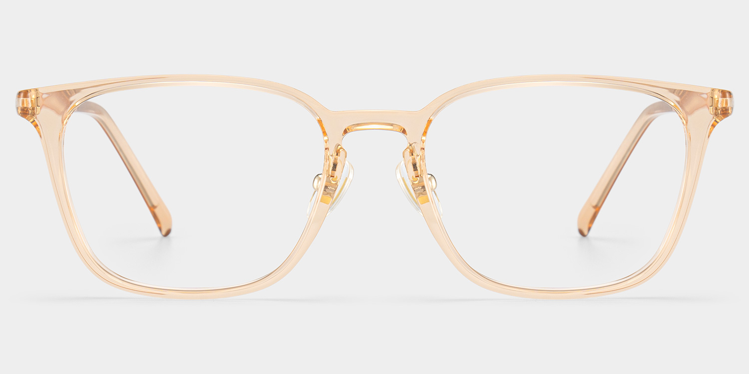 Lily Rectangle Yellow Glasses