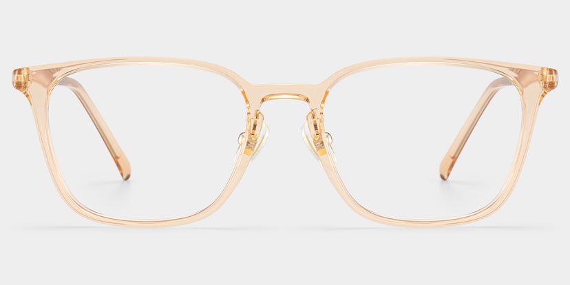 Lily Rectangle Yellow Glasses