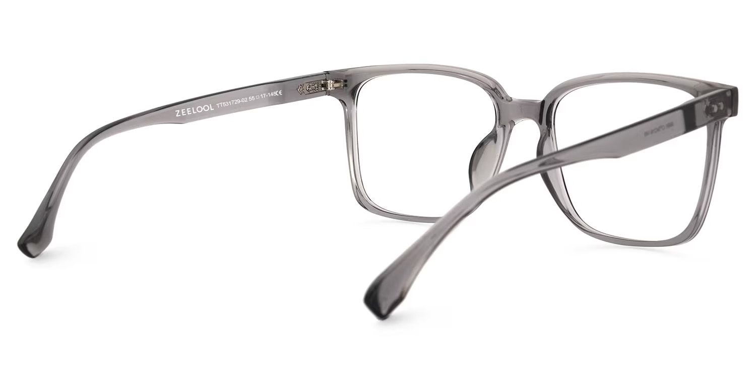 Contreras Square Gray Glasses | ZEELOOL Canada3