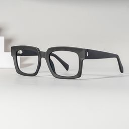 Amadeo Rectangle Black Glasses0