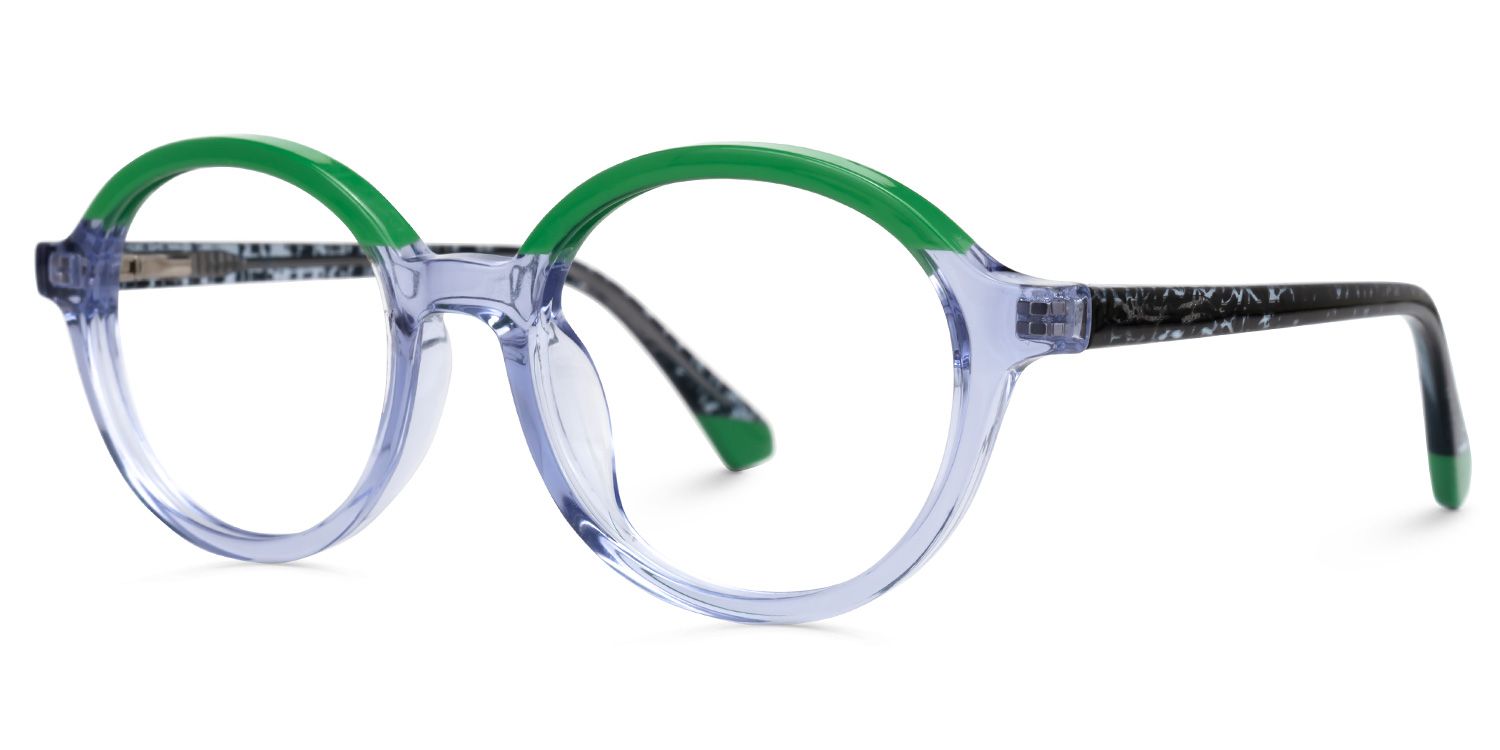 Kids Oval Duffy Glasses with Cute Style -Zeelool1