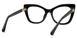 Vela Black Cat eye Glasses3