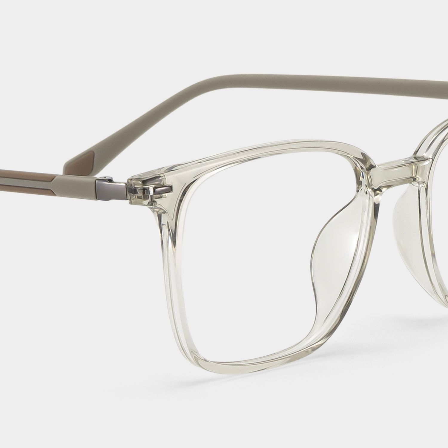 Charles Square Green Glasses with Full Rim | ZEELOOL4