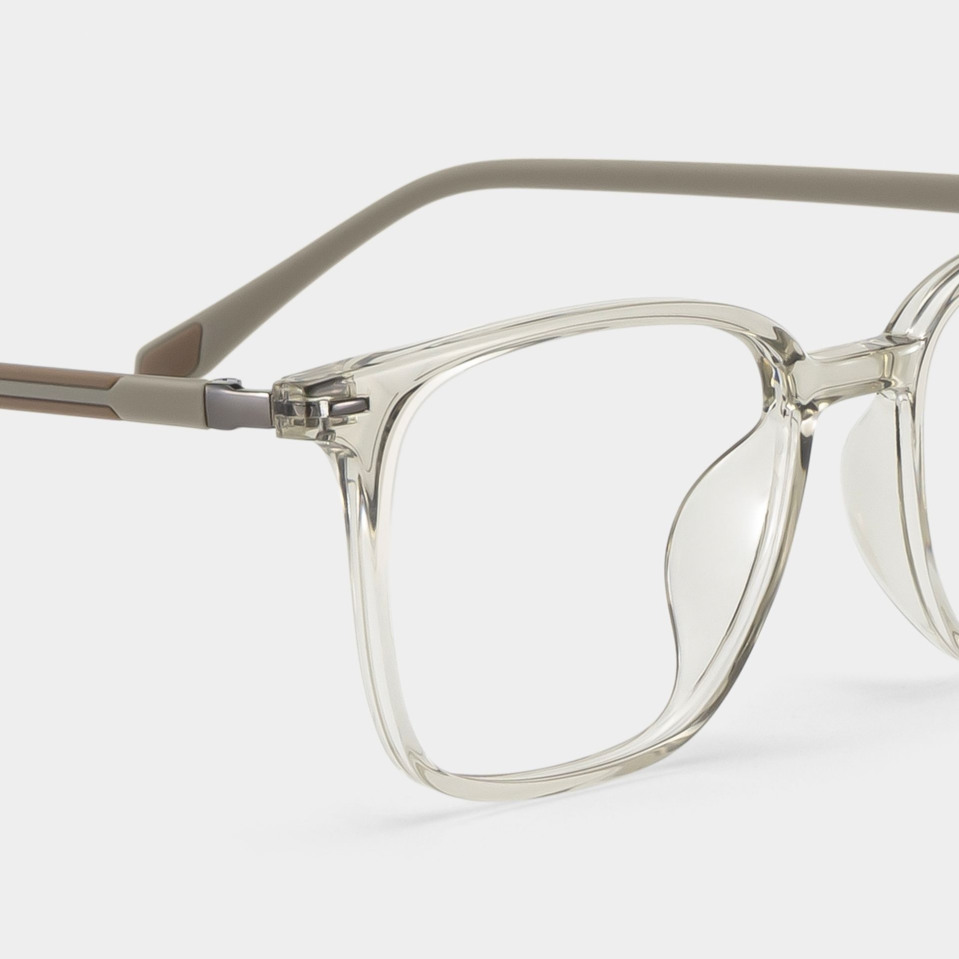 Charles Square Green Glasses with Full Rim | ZEELOOL4