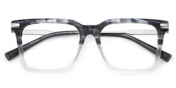 Greain Rectangle Two-Tone Glasses2