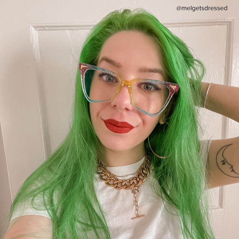 Cicely Geometrical Rainbow Eyeglasses | ZEELOOL Canada8