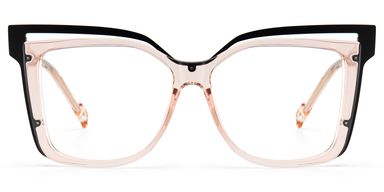 Twolla Square Beige Glasses