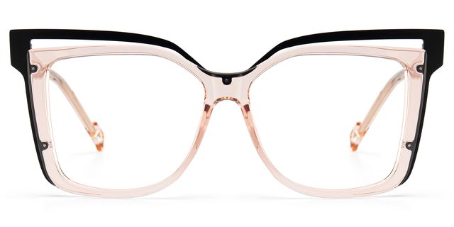 Twolla Square Beige Glasses