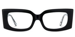 Orduno Rectangle Black Glasses1