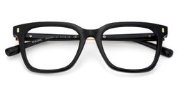 Charlton Rectangle Black Glasses2