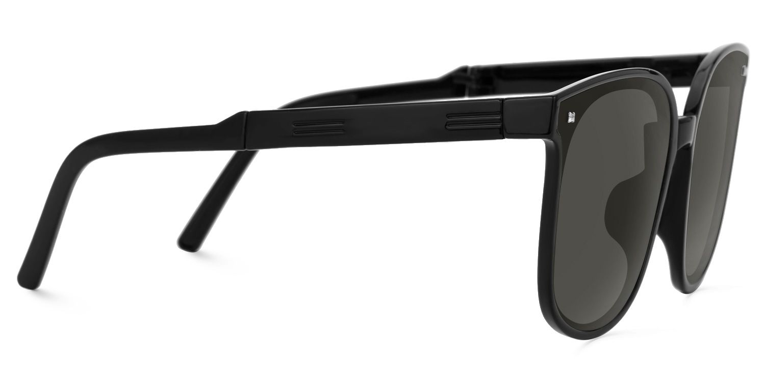 Sulaika TR90 Square Black Sunglasses | ZEELOOL Canada3