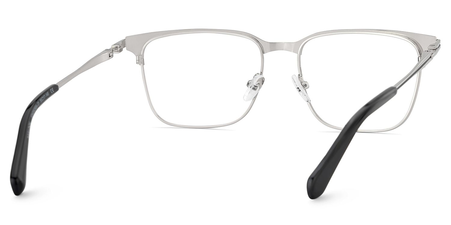 Marshall Gray Rectangle Prescription Glasses | ZEELOOL Canada5