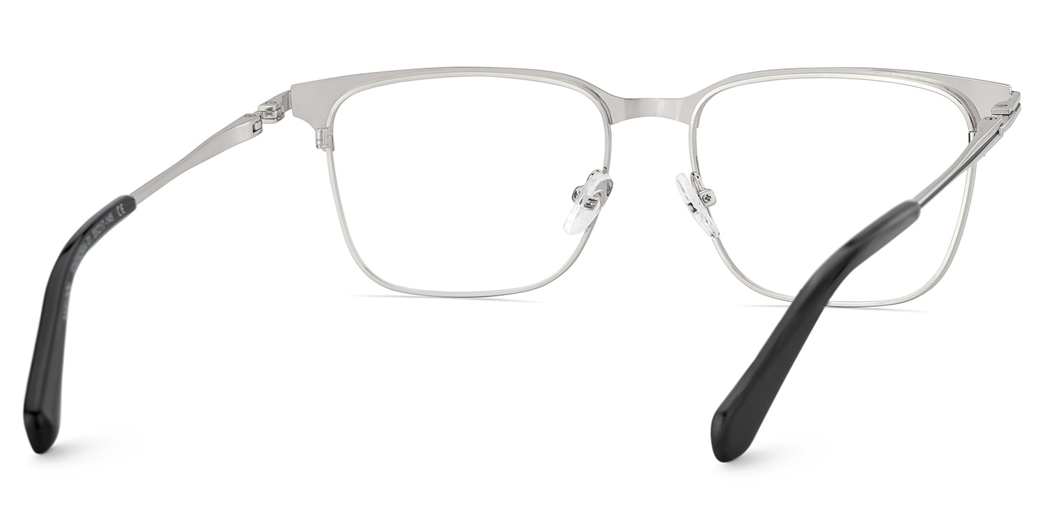 Marshall Gray Rectangle Prescription Glasses | ZEELOOL Canada5