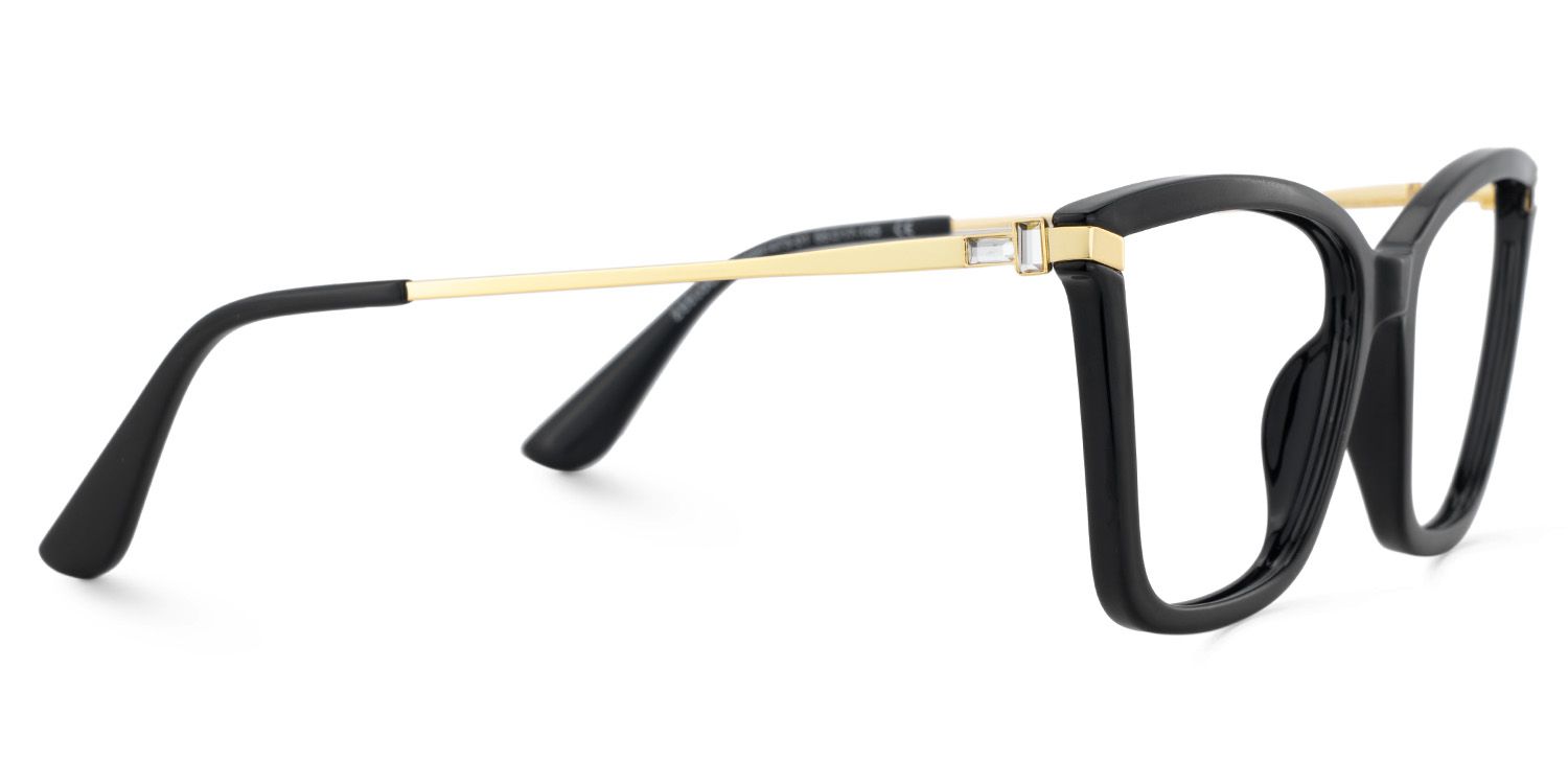 Stephens Cateye with Black Glasses Oversized Frames | ZEELOOL Canada4