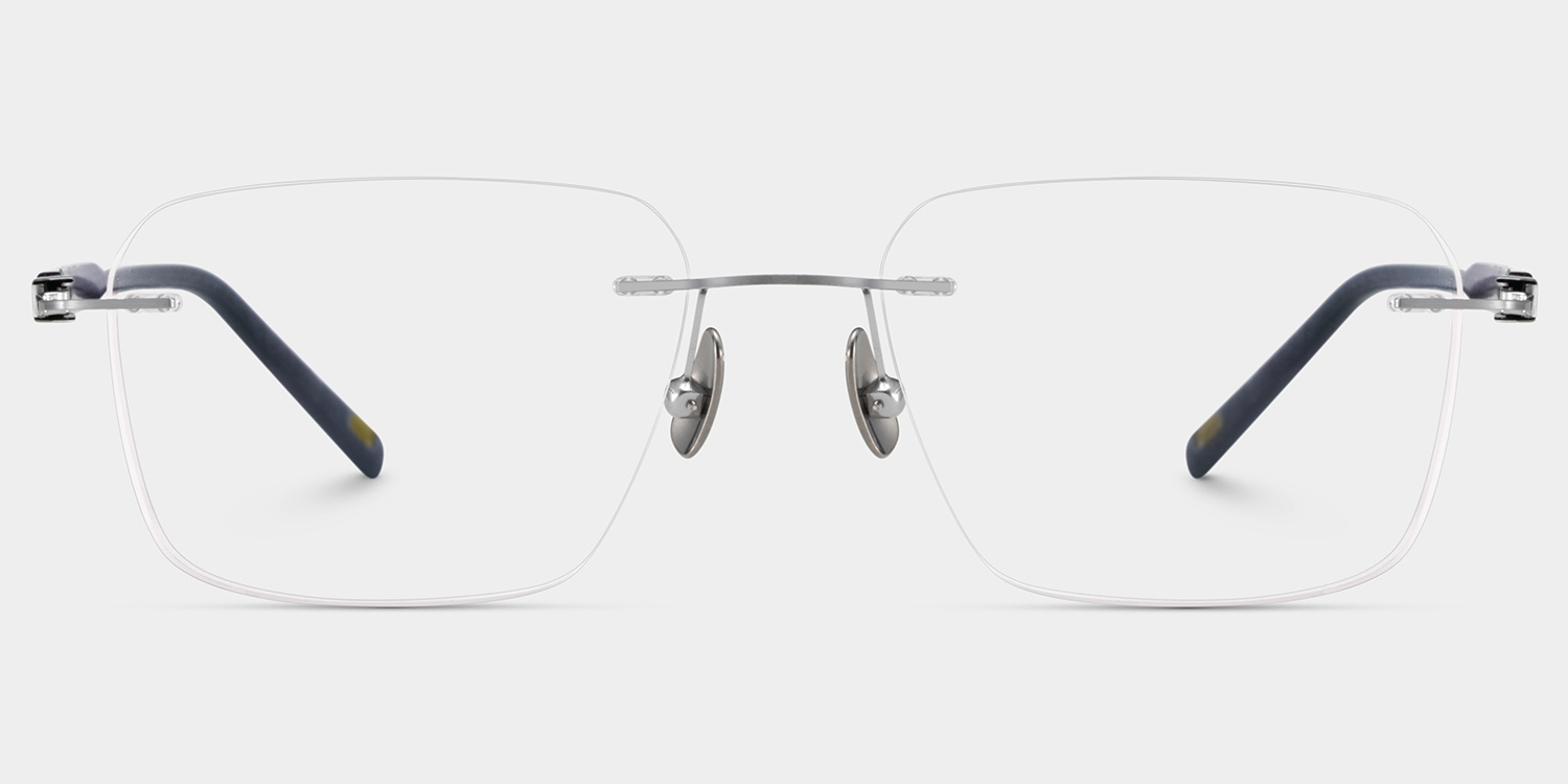 Claire Rectangle Silver Glasses good-img