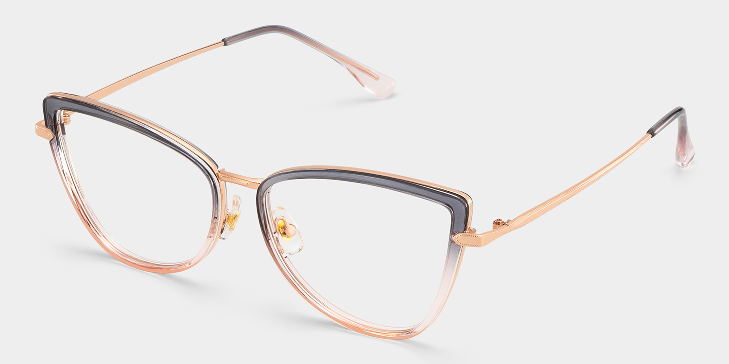Sloane Cat-Eye Two-tone Glasses2
