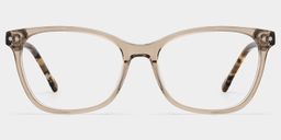 Marigold Brown Rectangle Glasses0