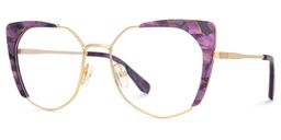 Ketty Cateye Purple Glasses1